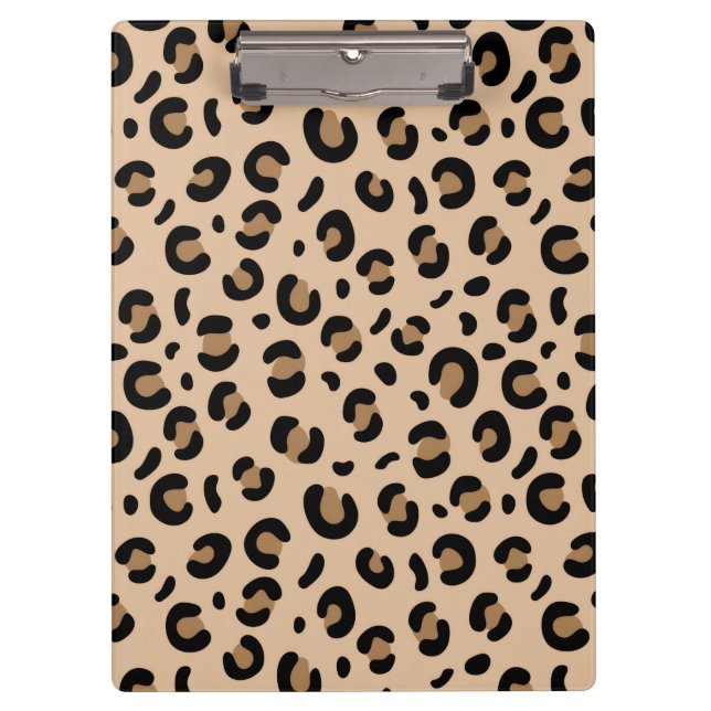 Bold Tiger Stripe Pattern – Animal Print Design Clipboard (Front)
