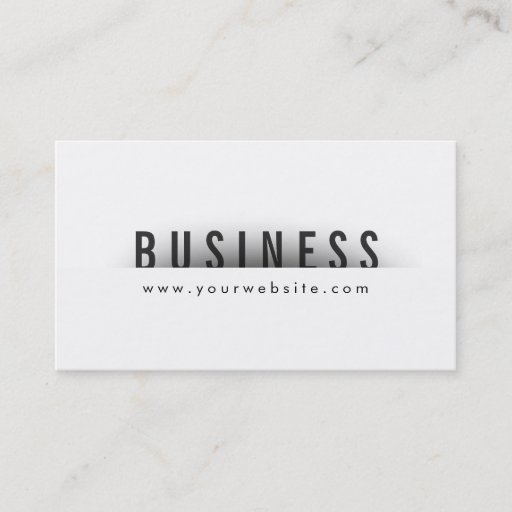 Customizable Bold Title Minimalism Optician Business Card