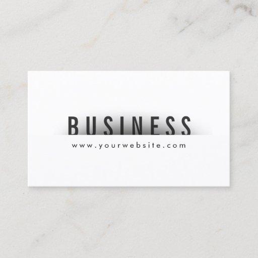 Customizable Bold Title Minimalism Web Design Business Card