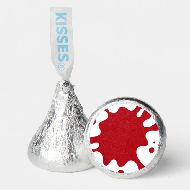 Bold Tomato Red Splash Candy Stickers – Customize (Front)