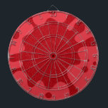 Bold Tomato Red Splash Dartboard – Customizable<br><div class="desc">Make an unforgettable statement with this Tomato Red dartboard featuring a bold abstract splash overlay in noise texture. The high-contrast design fuses a matte red base with a dynamic, speckled pattern that explodes from the center like a visual bullseye. Perfect for modern spaces that demand personality and punch. Completely customizable:...</div>