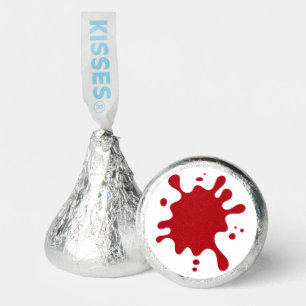 Bold Tomato Red Splash Hershey's® Kisses® Labels Hershey®'s Kisses®