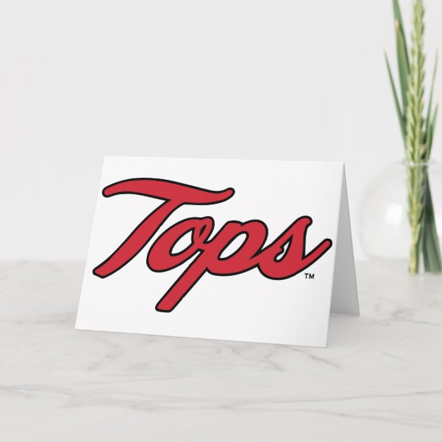 Bold Tops Script Logo Card (Front)