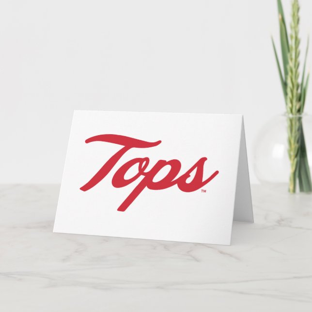 Bold Tops Script Logo Card (Front)
