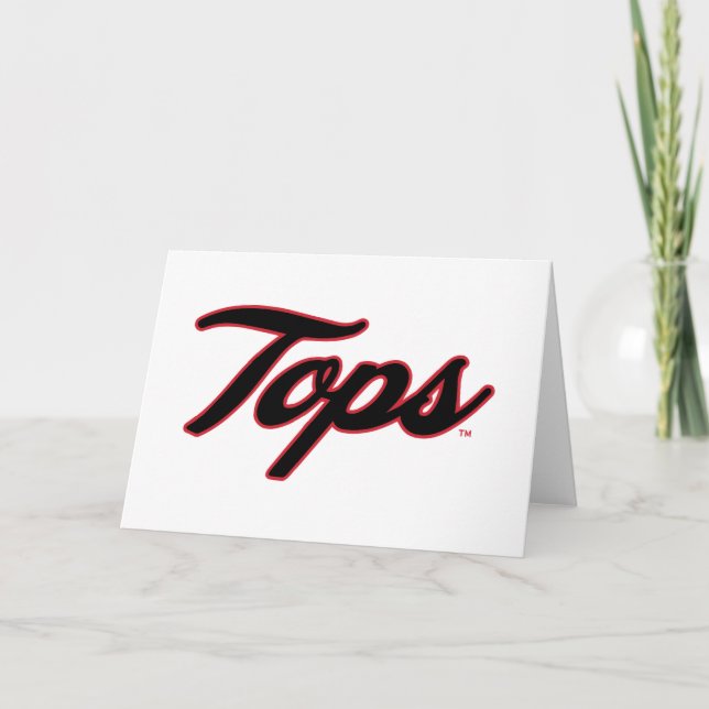 Bold Tops Script Logo Card (Front)