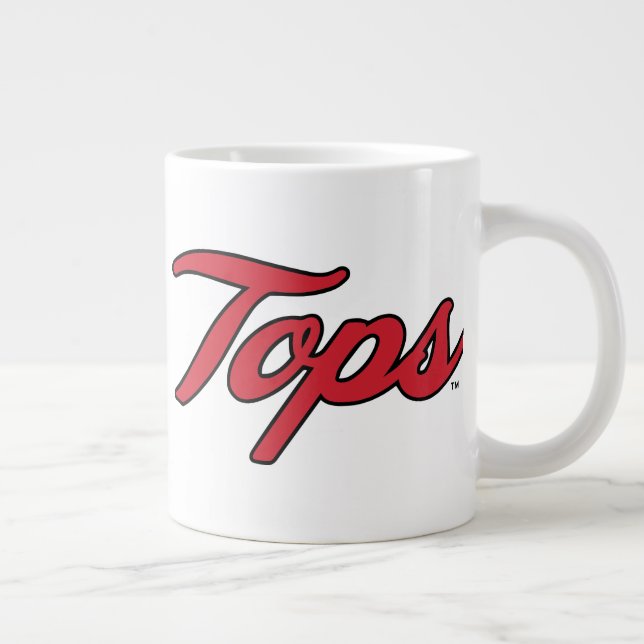 Bold Tops Script Logo Giant Coffee Mug (Right)
