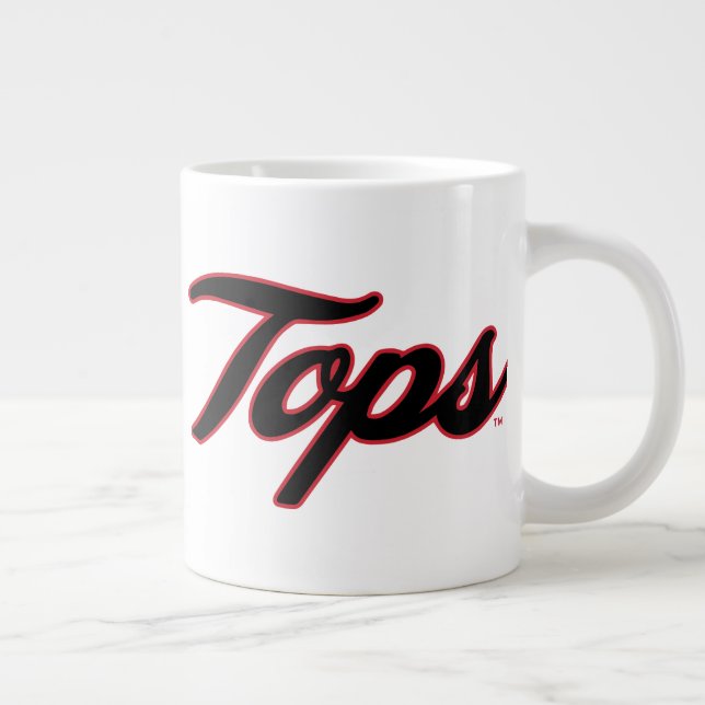 Bold Tops Script Logo Giant Coffee Mug (Right)