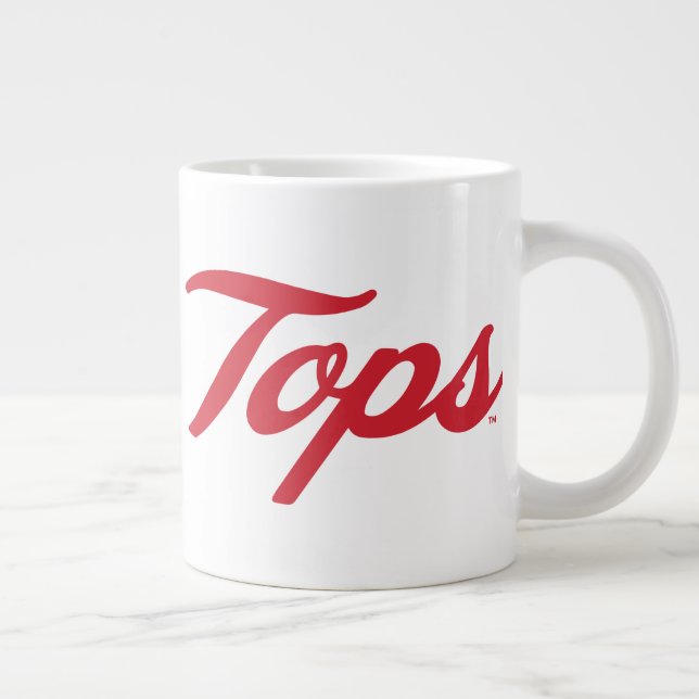 Bold Tops Script Logo Giant Coffee Mug (Right)