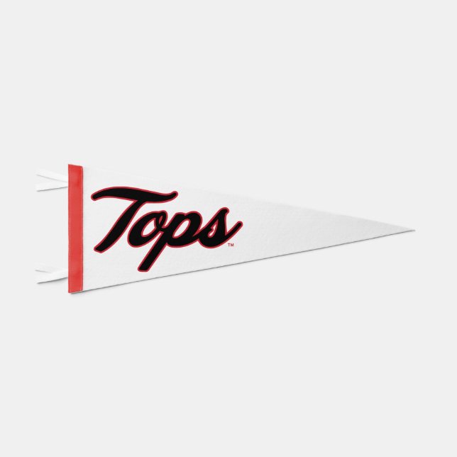 Bold Tops Script Logo Pennant Flag (Front)