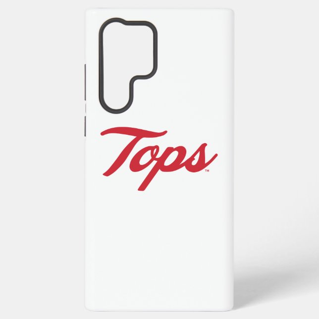 Bold Tops Script Logo Samsung Galaxy Case (Back)
