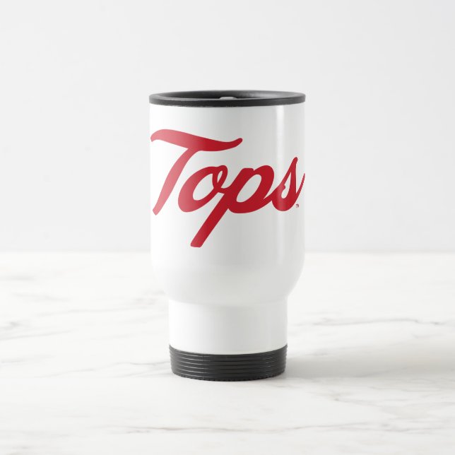 Bold Tops Script Logo Travel Mug (Center)