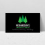 Bold Tree Service Logo Green/Black Business Card