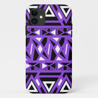 Bold Tribal Purple iPhone 11 Case