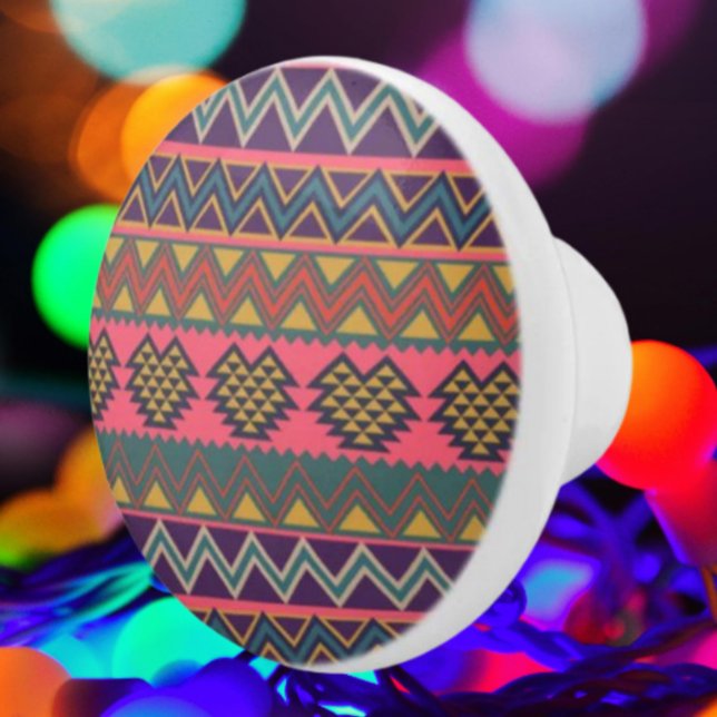 Bold Tribal Vibes Ceramic Knob (Creator Uploaded)
