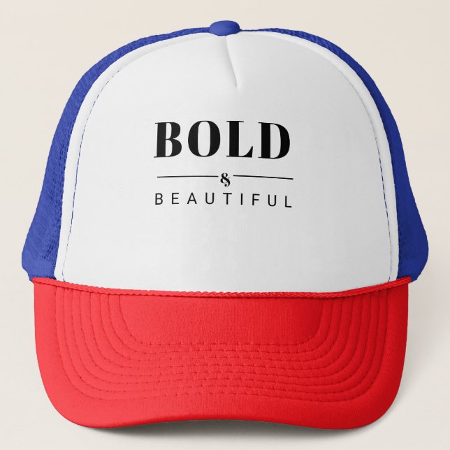 Bold Trucker Hat (Front)
