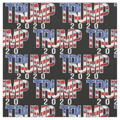 Bold Trump 2020 Pattern Fabric