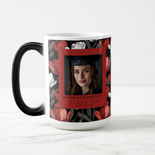 Bold Tulip Pattern Gift For Graduate Color Morph Mug