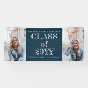 Bold Type 2 Photo Graduation Banner