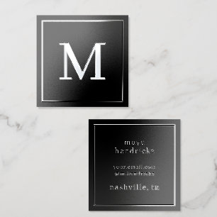 Bold Typography and Contemporary Professional Foil Spot Gloss Business Cards