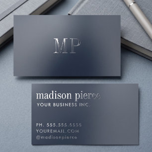 Bold Typography and Contemporary Professional Raised Spot UV Business Card