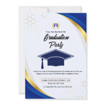 Bold Typography Graduation Invite