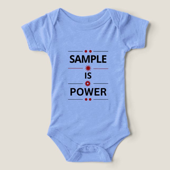 Bold Typography Quote  Infant T-shirt (Design Front)