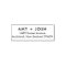 Bold Typography Self Inking Return Address Stamp