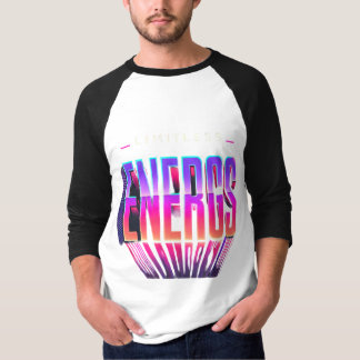 Bold Typography T-shirt with Gradient "Limitless E