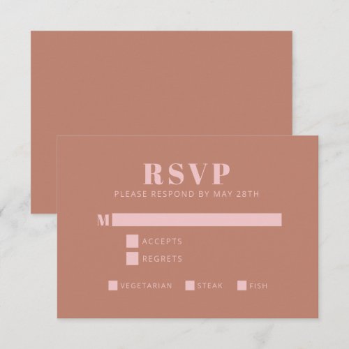 Bold Typography Terracotta Pink Modern Bat Mitzvah
