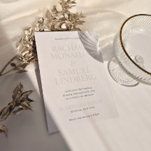 Bold Typography Wedding