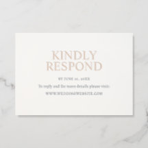 Bold Typography Wedding