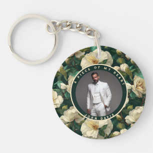 Bold Unique Gifts Gardenias Flower Keychain