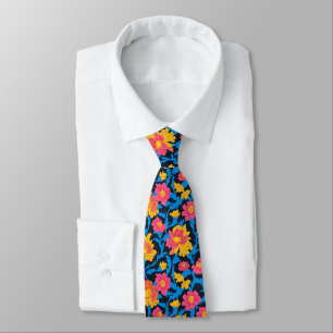 Bold Unique Gifts Vintage Flower Neck Tie