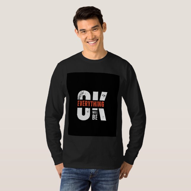 Bold Urban Graphic Men’s Long Sleeve T-Shirt  (Front Full)