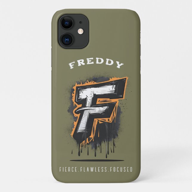 Bold Urban Style Graffiti "F" Phone Case (Back)