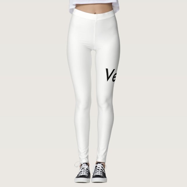 Bold Vegan Leggings (Front)