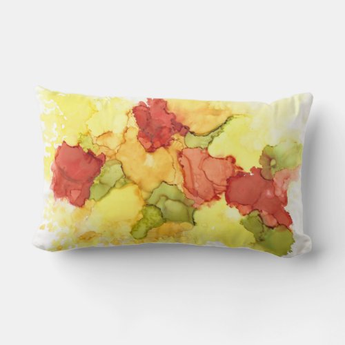 Bold Vivid and Colorful 13x21 Lumbar Pillow