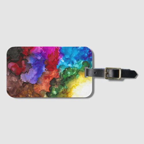 Bold Vivid and Colorful easy to find Luggage Tag