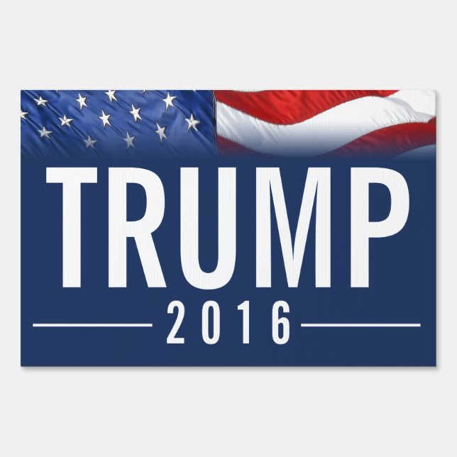 Bold Vote Donald TRUMP 16 Yard Sign (Front)