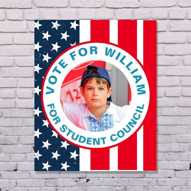 Bold Vote for Class President: Student Council  Flyer (Creator Uploaded)