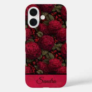 Bold Wedding Favors Hydrangeas Custom iPhone 16 Case