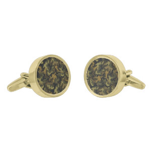 Bold Wedding Gift Ideas Camo Motif Cufflinks
