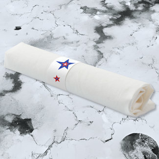 Bold White Modern Patriotic Starry Line