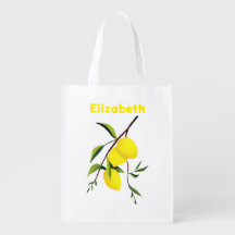 Bold Yellow Lemon Branch