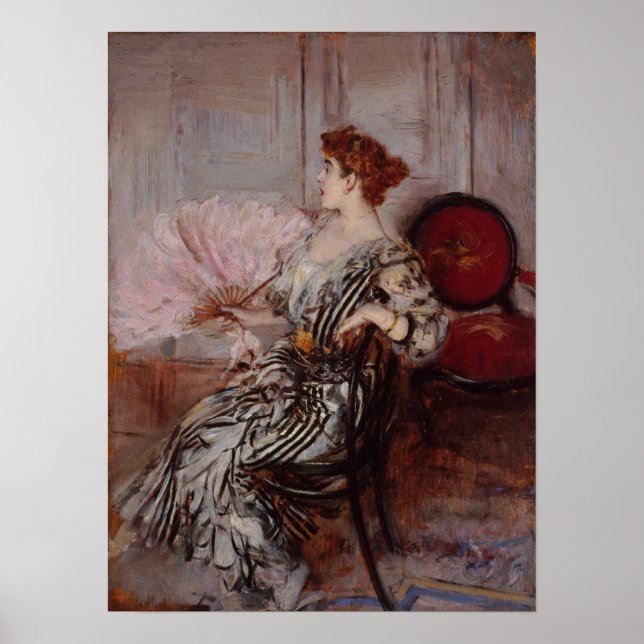 Boldini - Portrait Of Madame Torri Dancer At The … Poster (Front)