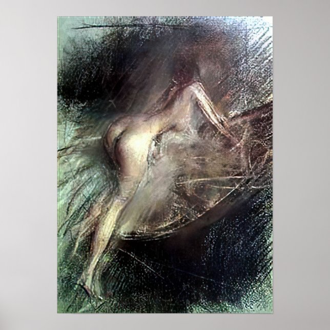 Boldini - Young Lady Entering Bath Poster (Front)