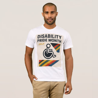 Boldly Able – Disability Pride Month July Design T-Shirt