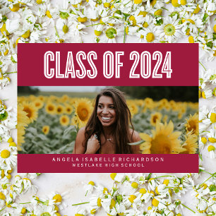 BOLDLY CHIC CLASS OF 2024 GRADUATION INVITATION