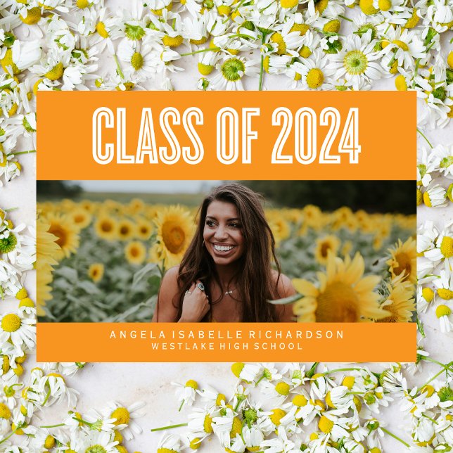 BOLDLY CHIC CLASS OF 2024 GRADUATION INVITATION (Creator Uploaded)