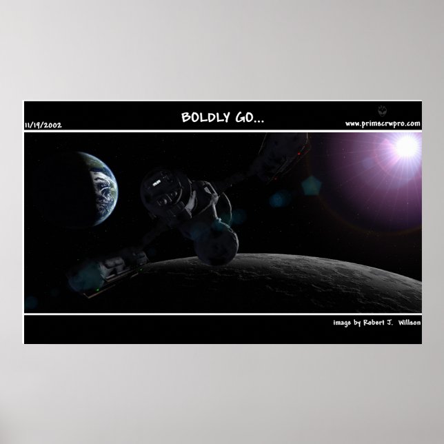 Boldly Go... Poster (Front)
